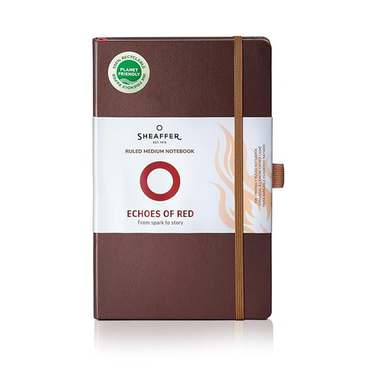 SHEAFFER 36586 ECHOES OF RED A6 NOTEBOOK BROWN