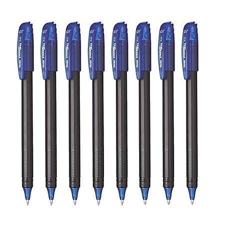 PENTEL ENERGEL GEL PEN BLUE 0.7MM PACK OF 8N