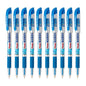 PENTEL SLIM GRIP 0.7MM BP PEN BL 10