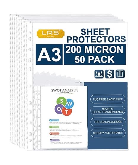 SOLO SP 113 SHEET PROTECTOR PACK OF 50PCS