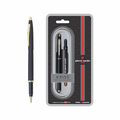 PIERRE CARDIN KRISS JAPAN BLACK ROLLER BALL PEN