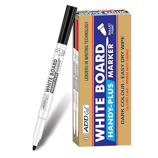 ADDGEL WHITEBOARD MARK-ON MARKER BLACK