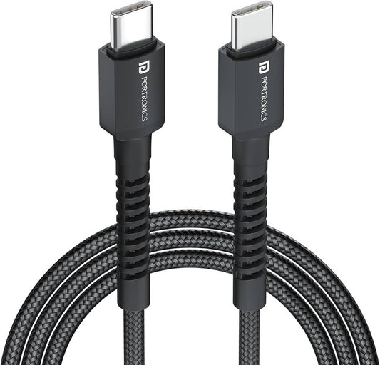 PORTRONICS 2034 KONNECT 240C TYPR C TO TYPE C CABLE 999