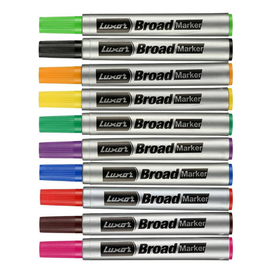 LU 971A BROAD MARKER ASSORTED 100