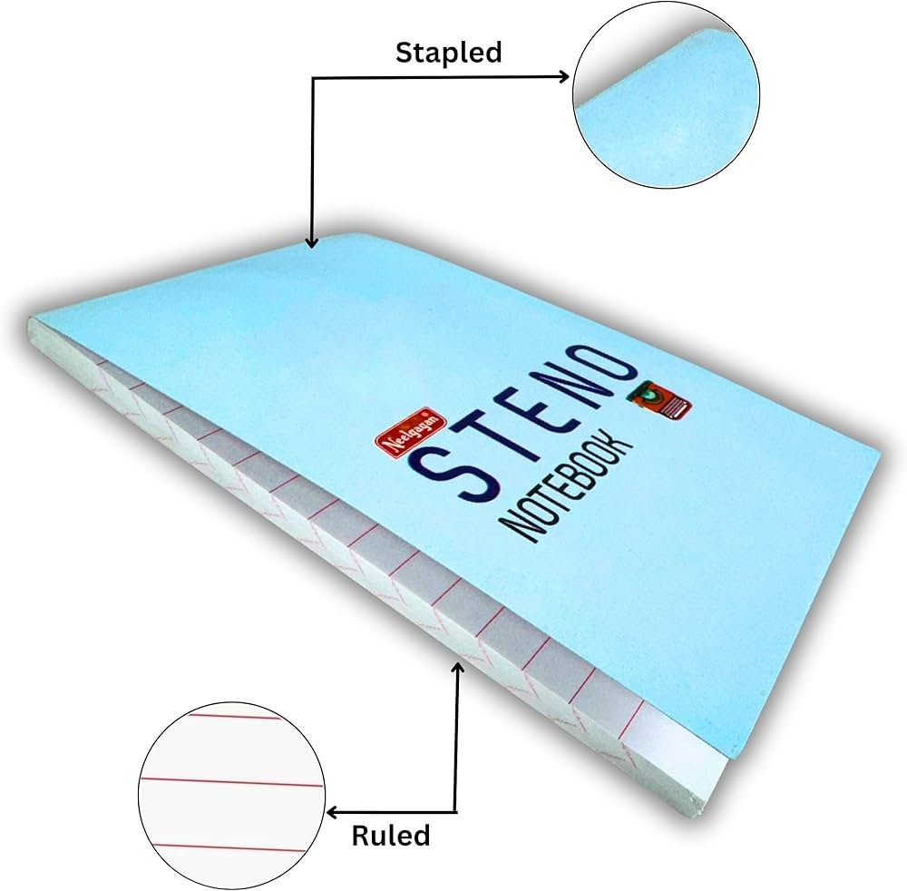 NEELGAGAN SHORTHAND STENO NOTEBOOK 200PAGES