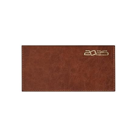 SCHOLAR 304 SLIM WEEKLY DIARY - TAN