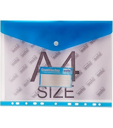 SOLO CH 201 DOCUMENT FILE BAG PACK OF 10PCS