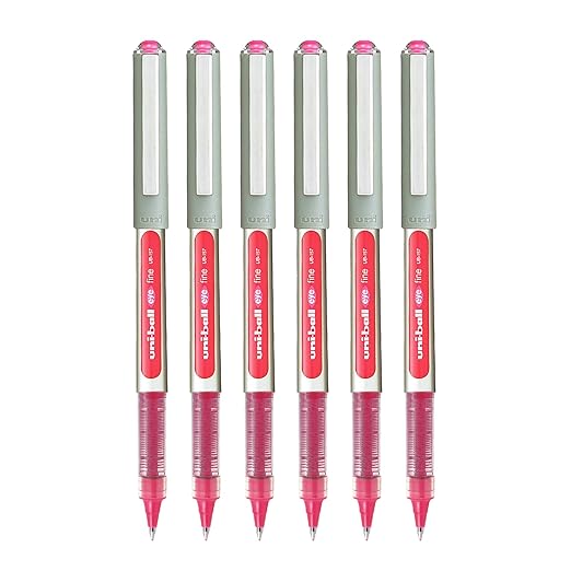 UNIBALL 157 EYE 0.7MM PINK ROLLER BALL PEN