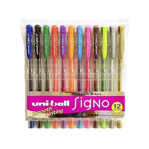 UNIBALL UM-100 ASSORTED COLOR PEN 12N