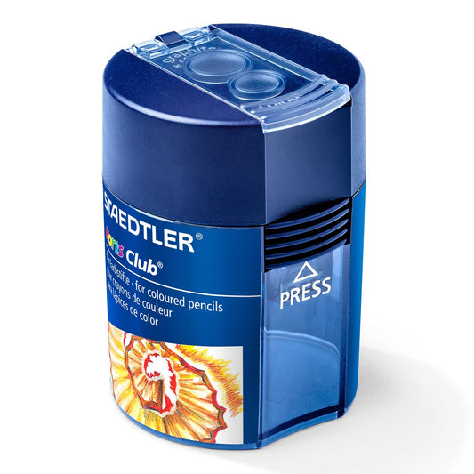 STAEDTLER 512-002 ROUND TUB DOUBLE HOLE SHARPENER