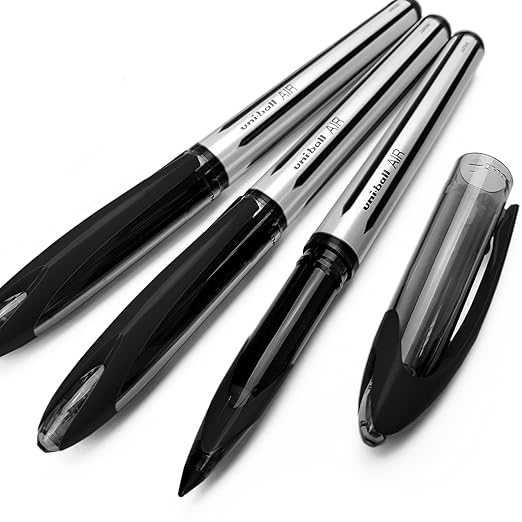 UNIBALL 188 M AIR 0.7MM BLACK ROLLER BALL PEN