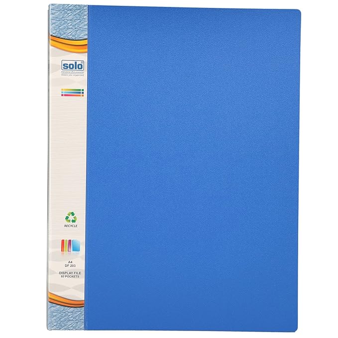 SOLO DF 203 A4 DISPLAY FILE 60 POCKETS