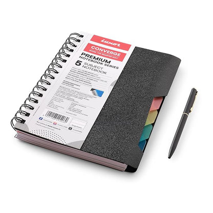LUXOR 5 SUBJECT SPIRAL NOTEBOOK B5