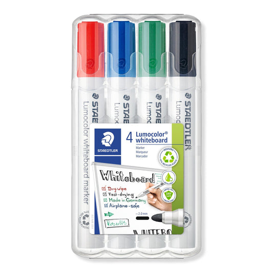 STAEDTLER 351 WP4 WHITEBOARD MARKER PACK OF 4 COLOR