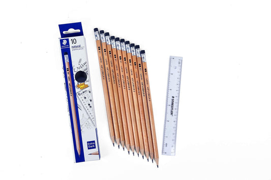 STAEDTLER 132 40N C10 NATURAL PENCIL PACK OF 10