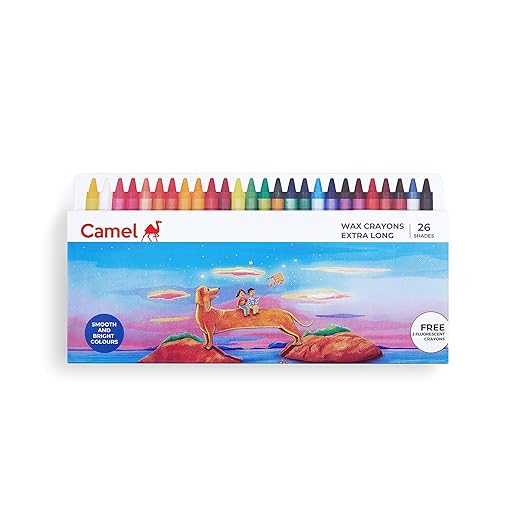 CAMEL WAX CRAYONS 1000 XL 24 COLOR
