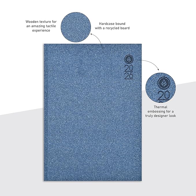 SCHOLAR 801B B5 ECO DIARY BLUE