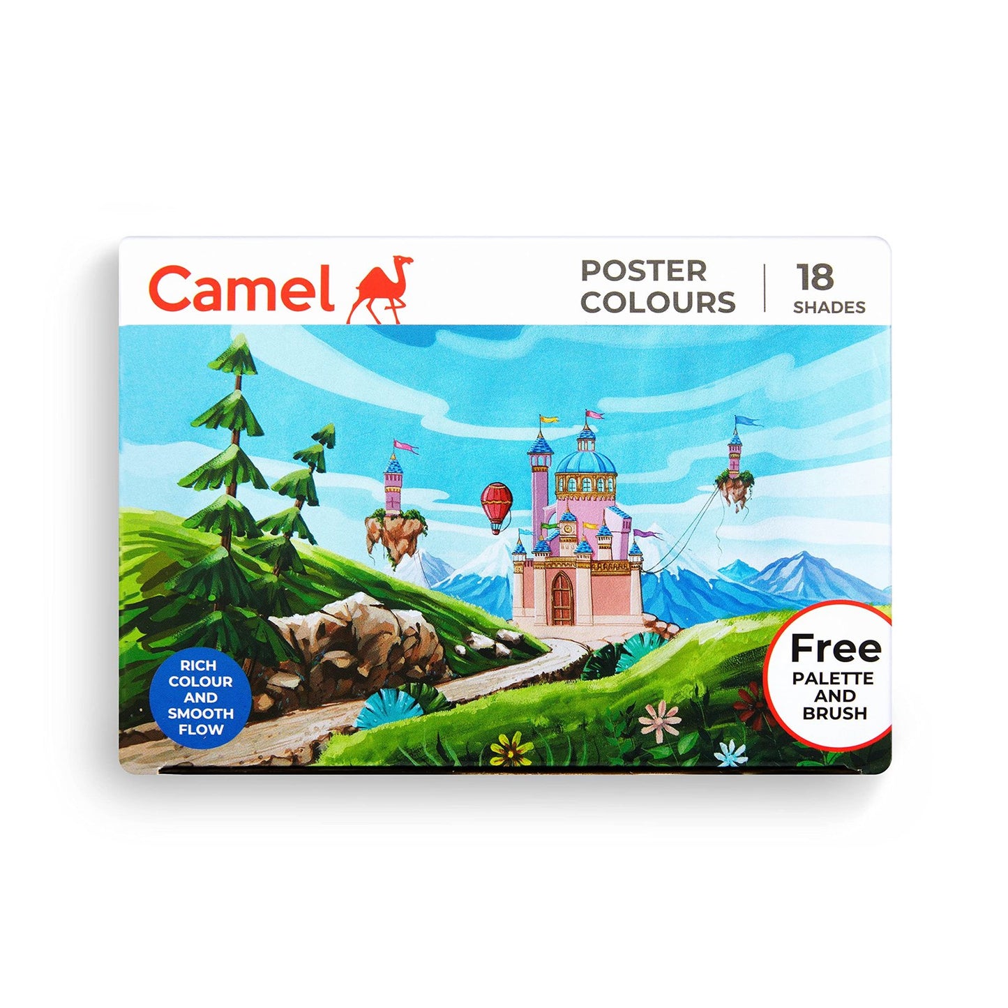 CAMEL POSTER COLOR T-18  18SHADES