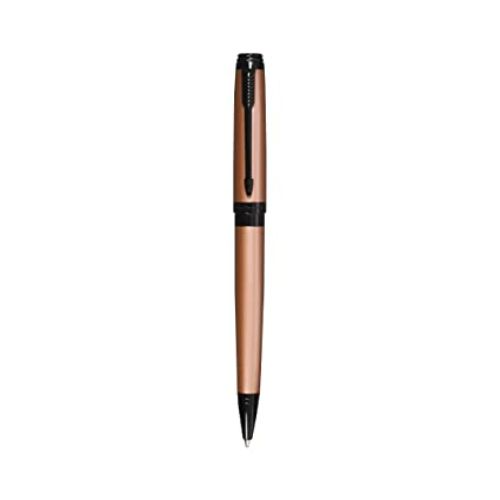 PARKER AMBIENT ROSE GOLD BLACK METAL TRIM BALL PEN