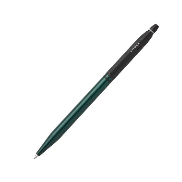 CROSS AT0622-126 SATIN METALIC GREEN WITH BLACK BALL PEN