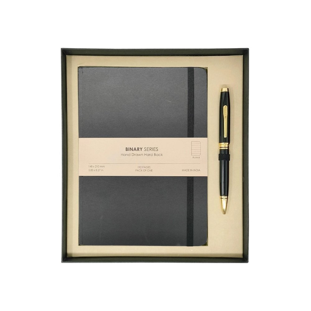 CROSS AT0662-11 CONVENTRY BLACK BALL PEN +NOTEBOOK