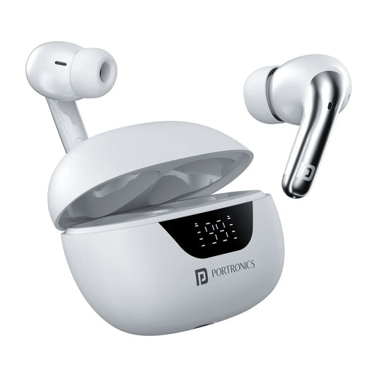 PORTRONICS 2242 BT EARPODS TWINS 28 WHITE