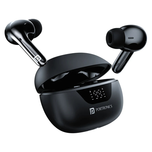 PORTRONICS 2241 BT EARPODS TWINS 28 BLACK