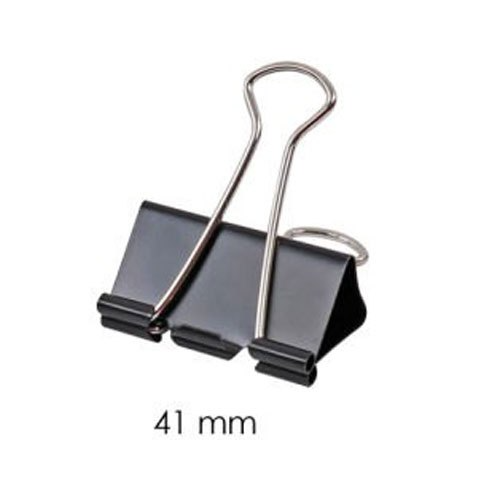 JB9 BINDER CLIPS 41MM PACK OF 12PCS