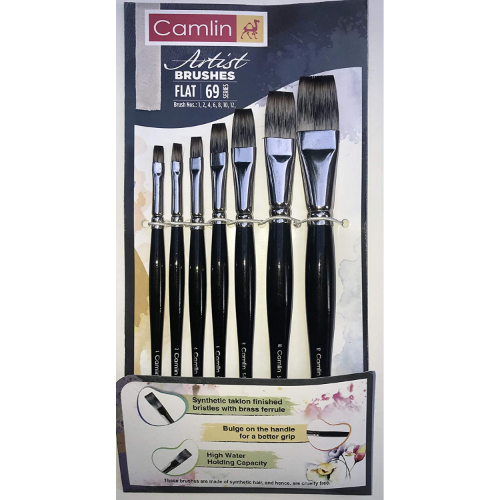 CAMLIN BRUSH SET ROUND 7PCS (SR 64)