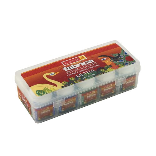 CAMLIN ACRYLIC FABRICA CLR 15ML 10S SET