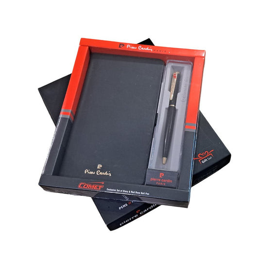 PIERRE CARDIN COMET NOTEBOOK+BALL PEN SET