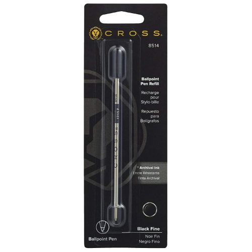 CROSS REFILL 8514 BLACK FINE BALL PEN