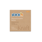 HOPAX 21639 3X3 KRAFT STICKY NOTES 70
