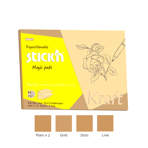HOPAX 21809 STICKY PAD KRAFT