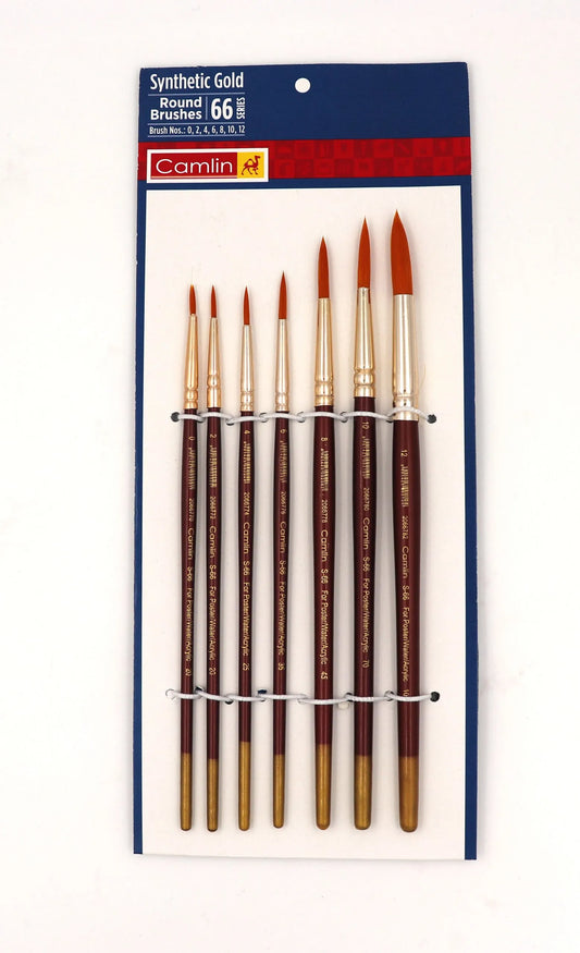 CAMEL BRUSH ROUND (SR 66) SET 7PCS