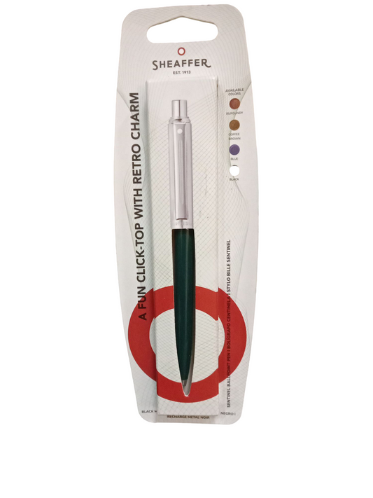 SHEAFFER 321 SENTINEL GREEN IN HANGSHELL