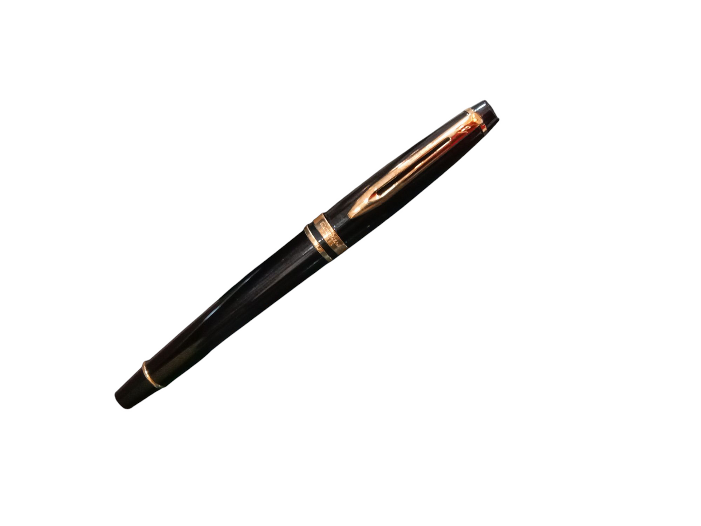 WATERMAN EXPERT BLACK GT FOUNTAIN PEN F