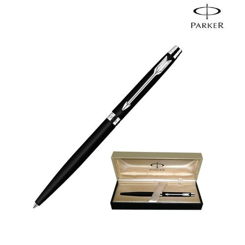 PARKER INSIGNIA MATT BLACK CHROME TRIM BALL PEN