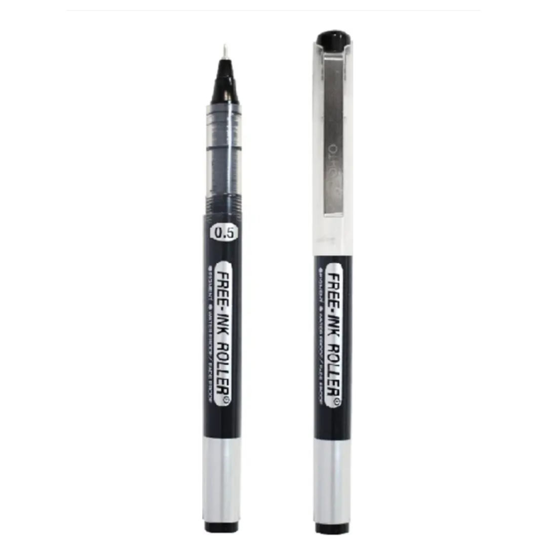 OHTO CFR 155 NP FREE INK ROLLER BALL PEN 0.5 BLACK