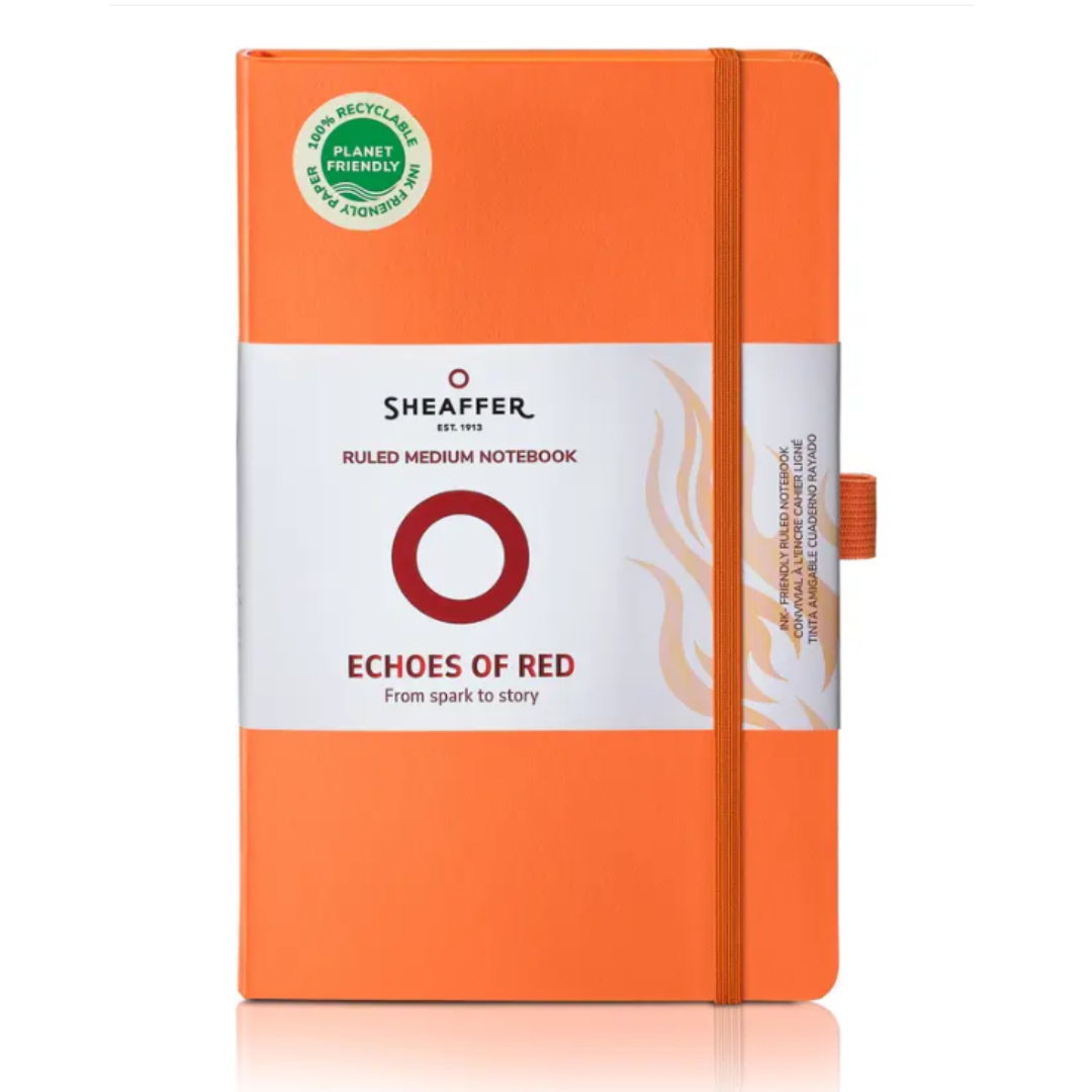 SHEAFFER 36606 ECHOES OF RED A5 NOTEBOOK ORANGE