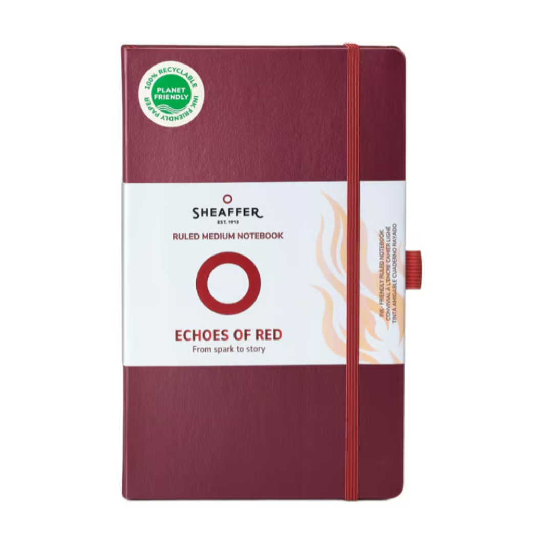 SHEAFFER 36597 ECHOES OF RED A5 NOTEBOOK BURGUNDY