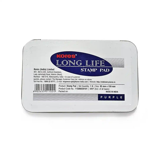 KORES STAMP PAD LONG LIFE LARGE PUR