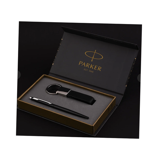 INSIGNIA MAT BLACK MT BALL PEN + CAR KEYCHAIN