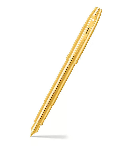 SHEAFFER 9372 PVD GOLD WITH PVD GOLD TRIM FOUNTAIN PEN
