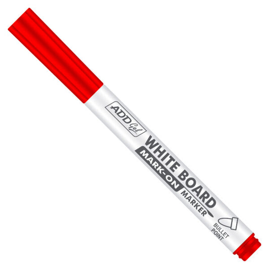 ADDGEL WHITEBOARD MARK-ON MARKER RED