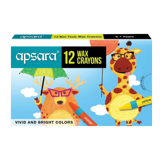 NATRAJ APSARA WAX CRAYONS