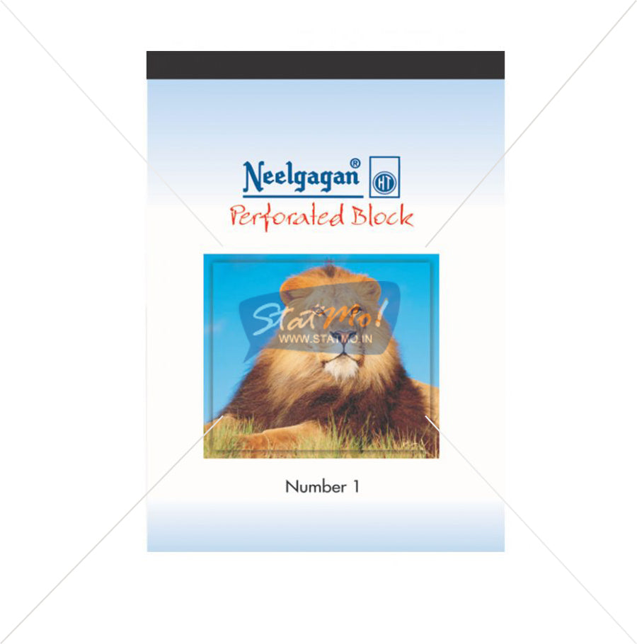 NEELGAGAN PERFORATED BLOCK PAD POCKET SIZE 15"