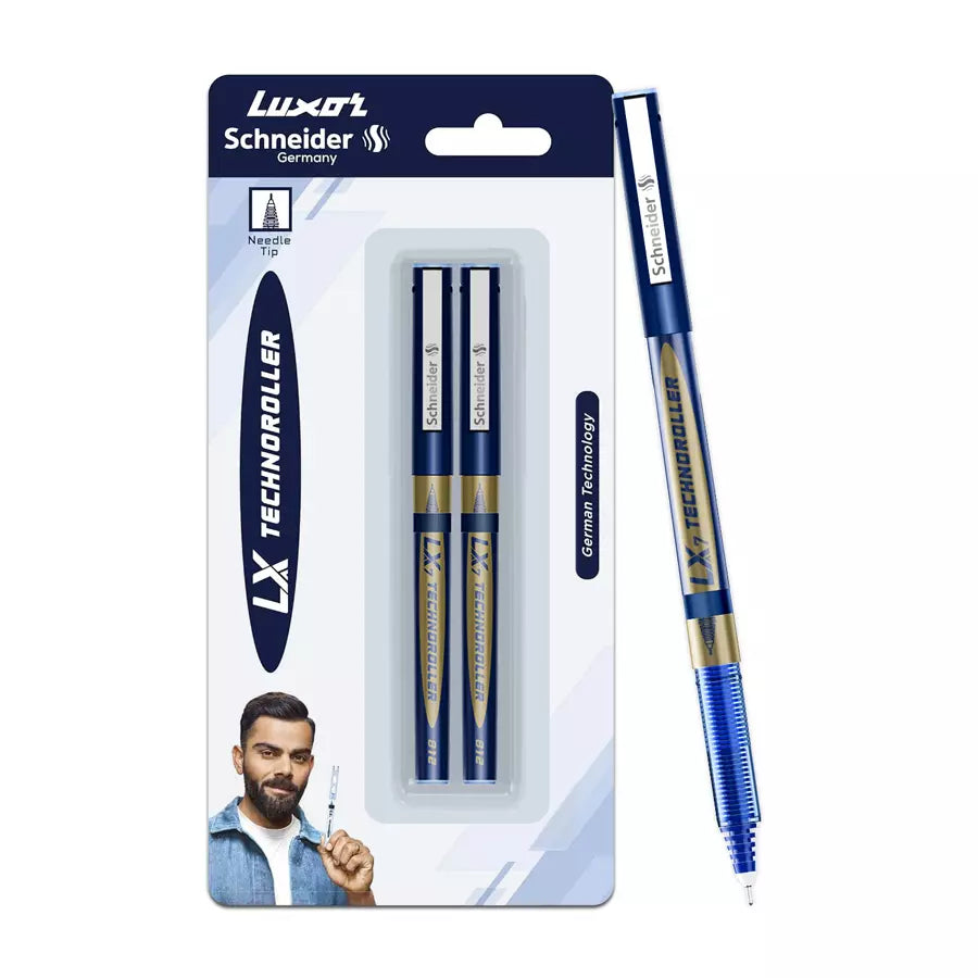 SCHNEIDER 812 V7 TECHNO ROLLER BALL PEN - BLUE