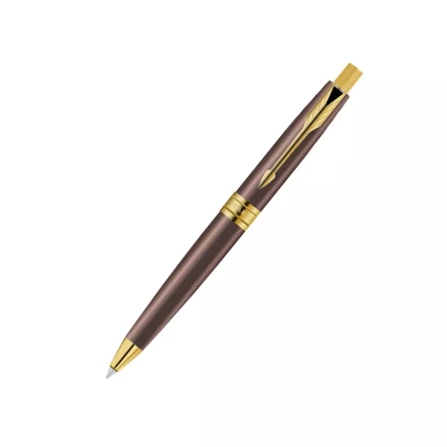 PARKER ASTER LAQUE BROWN GOLD TRIM BALL PEN