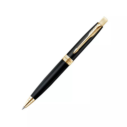 PARKER ASTER LAQUE BLACK GOLD TRIM BALL PEN